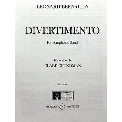 9790051643523 - DIVERTIMENTO FOR SYMPHONIC BAND