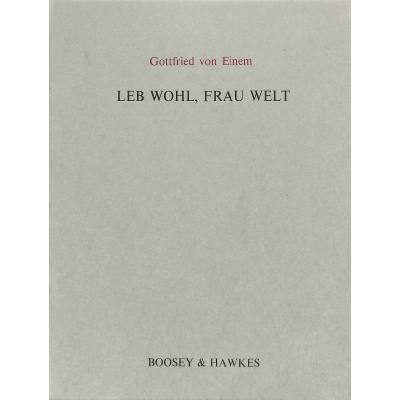 9790060019494 - Leb wohl Frau Welt op 43