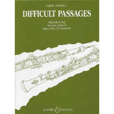 9790060022944 - DIFFICULT PASSAGES 3