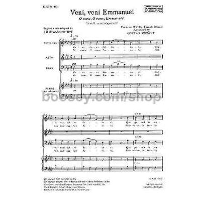9790060035739 - O come o come Emmanuel - veni veni Emmanuel