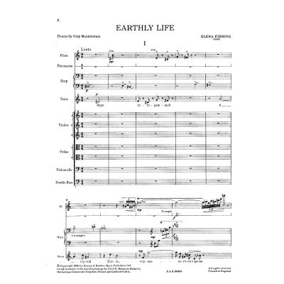 9790060081545 - Das irdische Leben op 31 - earthly life