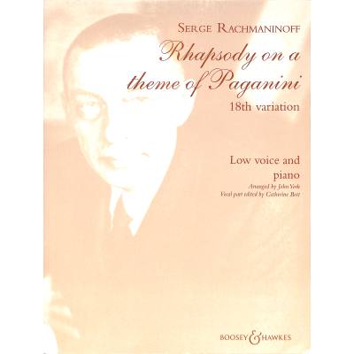 9790060115776 - Variation 18 (Paganini Rhapsodie)