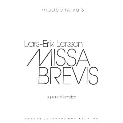 9790070002547 - MISSA BREVIS