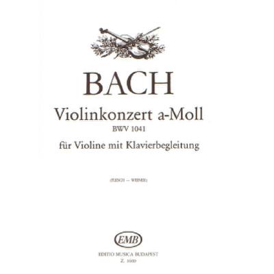 9790080016008 - Konzert 1 a-moll BWV 1041