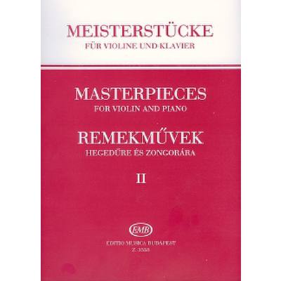 9790080035580 - Meisterstücke für Violine + Klavier 2
