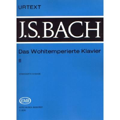 9790080080160 - Das wohltemperierte Klavier 2