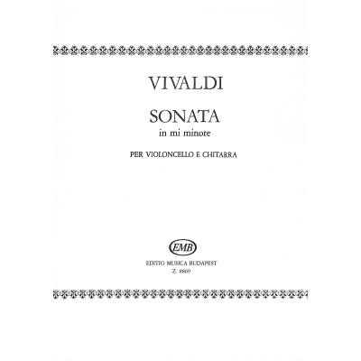 9790080088692 - Sonate e-moll RV 40 F 14 5 T 477