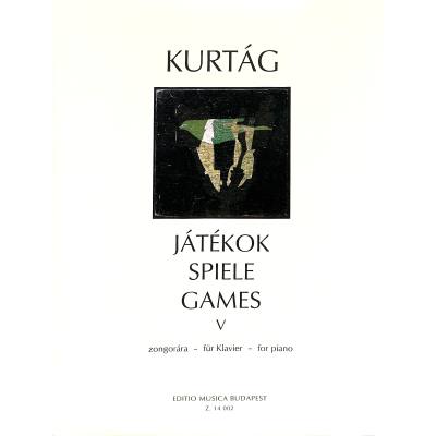 9790080140024 - Jatekok 5 (Spiele für Klavier)