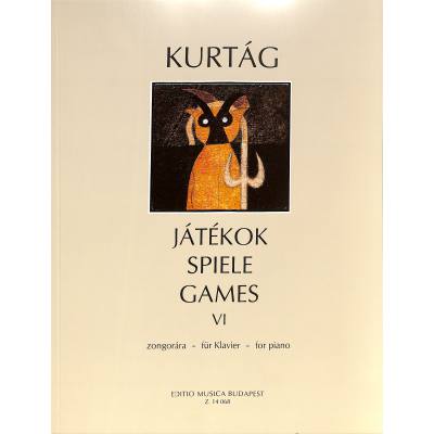 9790080140680 - Jatekok 6 (Spiele für Klavier)