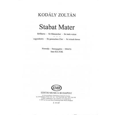 9790080141670 - Stabat mater