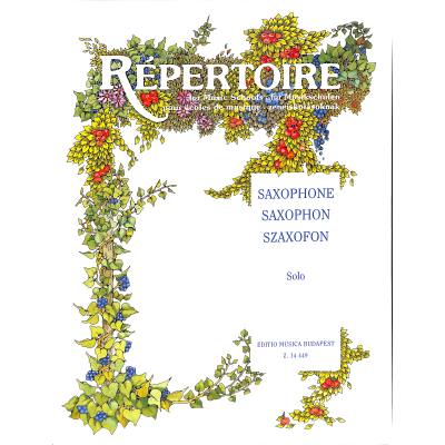 9790080144497 - Repertoire Saxophon für Musikschulen 9790080144497 - Repertoire Saxophon für Musikschulen