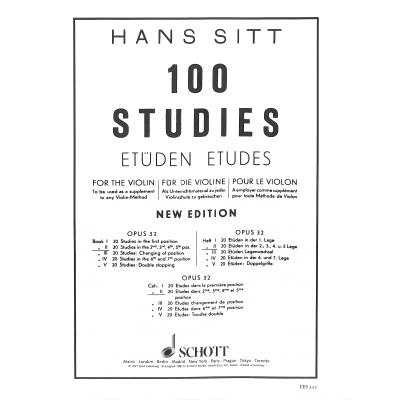 9790200200041 - 100 Studies op 32 2 | 20 Etüden in Lage 2 3 4 5