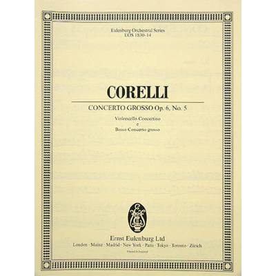 9790200219470 - Concerto grosso B-Dur op 6 5