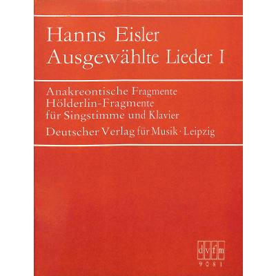 9790200490398 - Ausgewählte Lieder 1