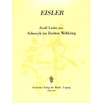 9790200490992 - 12 Lieder aus Schweyk im zweiten Weltkrieg