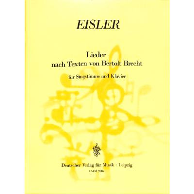 9790200491012 - Lieder nach Texten von Bertolt Brecht