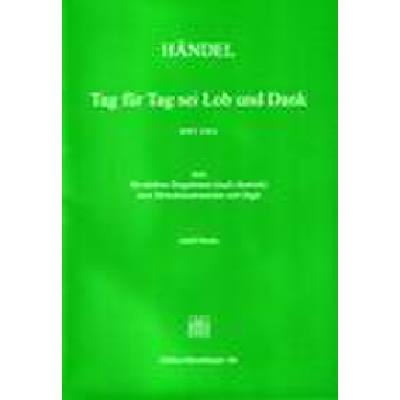 9790200702101 - Tag für Tag sei Lob und Dank HWV 250b