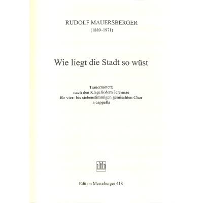 9790200705171 - Wie liegt die Stadt so wüst