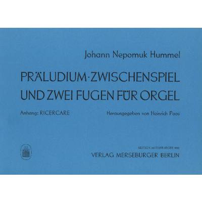 9790200708462 - Präludium Zwischenspiel + 2 Fugen