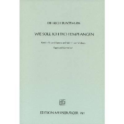 9790200709926 - Wie soll ich dich empfangen BUXWV 109