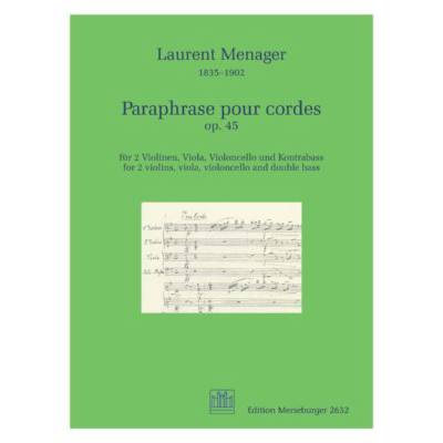 9790200724103 - Paraphrase pour cordes op 45