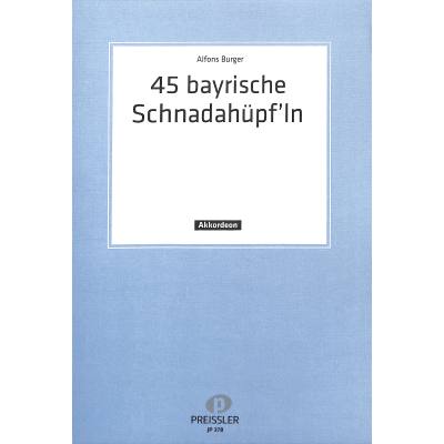 9790201403786 - 45 bayrische Schnadahüpfln