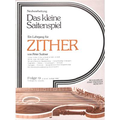 9790201496801 - Das kleine Saitenspiel 9 Lehrgang für Zither 9