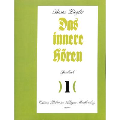 9790201700502 - Das innere Hören - Spielbuch 1