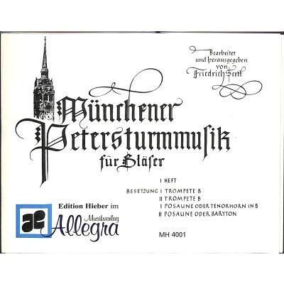 9790201740010 - Münchner Petersturmmusik 1