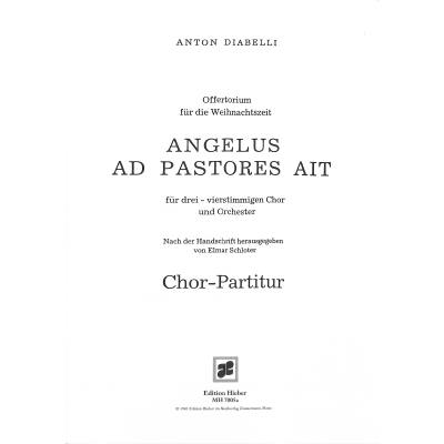 9790201771489 - Angelus ad pastores ait