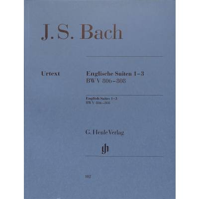 9790201801025 - Englische Suiten 1-3  BWV 806-808
