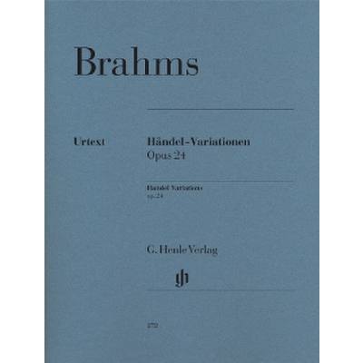 9790201802725 - Händel-Variationen op24 Klavier - Johannes - Händel-Variationen op 24 Brahms Kartoniert (TB)