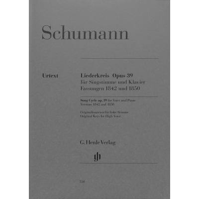 9790201805504 - Liederkreis op39 Gesang und Klavier - Robert - Liederkreis op 39 nach Eichendorff Fassungen 1842 und 1850 Schumann Kartoniert (TB)