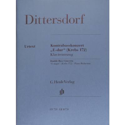 9790201807591 - Konzert E-Dur Krebs 172