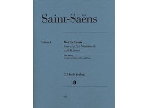 9790201809434 - G Henle Urtext-Ausgabe   Camille Saint-Saëns - Der Schwan aus Der Karneval der Tiere - Camille Saint-Saëns - Der Schwan aus Der Karneval der Tiere Kartoniert (TB)