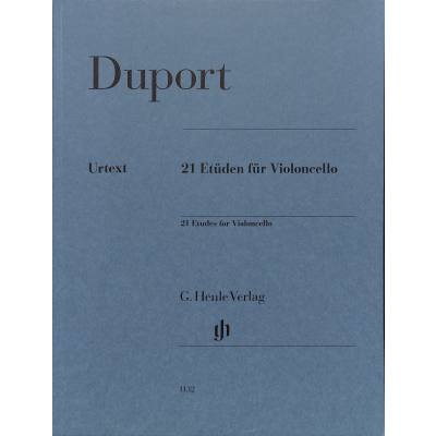 9790201811321 - Duport Jean-Louis Duport Jean-Louis - 21 Etüden für Violoncello 9790201811321 - Duport Jean-Louis Duport Jean-Louis - 21 Etüden für Violoncello
