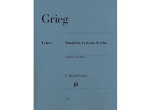 9790201811369 - Sämtliche Lyrische Stücke für Klavier zu zwei Händen - Edvard - Sämtliche Lyrische Stücke Grieg Kartoniert (TB)