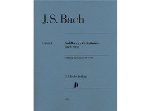 9790201811598 - Johann Sebastian Bach - Goldberg-Variationen BWV 988 - Johann Sebastian Bach - Goldberg-Variationen BWV 988 Kartoniert (TB)