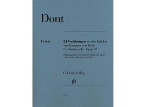 9790201811765 - 24 Vorübungen zu den Etüden von Kreutzer und Rode für Violine solo Opus 37 - Jakob - 24 Vorübungen zu den Etüden von Kreutzer und Rode für Violine solo op 37 Dont Kartoniert (TB)