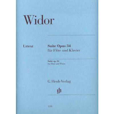 9790201812182 - Charles-Marie Widor - Suite op 34 für Flöte und Klavier - Charles-Marie Widor - Suite op 34 für Flöte und Klavier Kartoniert (TB)