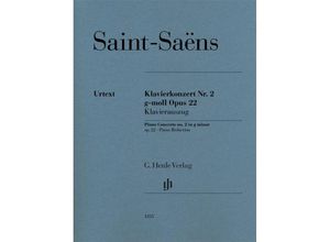 9790201813554 - Klavierkonzert Nr 2 g-moll op 22 2 Klaviere zu vier Händen Klavierauszug - Camille - Klavierkonzert Nr 2 g-moll op 22 Saint-Saëns Kartoniert (TB)