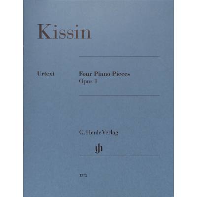 9790201813721 - G Henle Urtext-Ausgabe   Evgeny Kissin - Four Piano Pieces op 1 - Evgeny Kissin - Four Piano Pieces op 1 Kartoniert (TB)