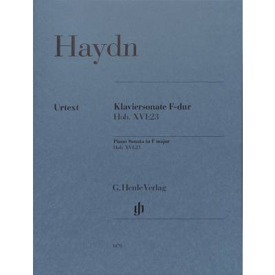 9790201814704 - G Henle Urtext-Ausgabe   Joseph Haydn - Klaviersonate F-dur Hob XVI23 Kartoniert (TB)