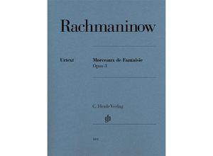 9790201814919 - G Henle Urtext-Ausgabe   Sergej Rachmaninow - Morceaux de Fantaisie op 3 Kartoniert (TB)