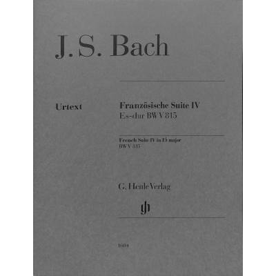 9790201816043 - Bach Johann Sebastian - Französische Suite IV Es-dur BWV 815 Kartoniert (TB)