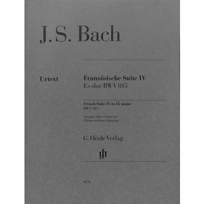 9790201816746 - Französische Suite 4 Es-Dur BWV 815