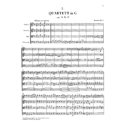 9790201853420 - Quartette op 76 77 103