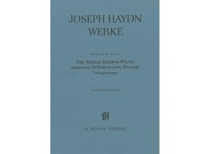 9790201858234 - Haydn Joseph - Die Sieben letzten Worte unseres Erlösers am Kreuze Hob XX 2 Vokalfassung - Joseph - Die Sieben letzten Worte unseres Erlösers am Kreuze Hob XX 2 Vokalfassung Haydn Kartoniert (TB)