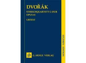 9790201873992 - Studien-Editionen   Dvorák Antonín - Streichquartett C-dur op 61 Kartoniert (TB)