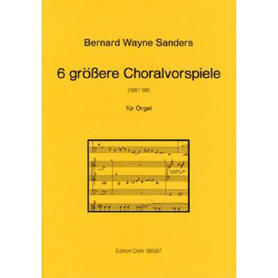 9790202005873 - 6 grössere Choralvorspiele